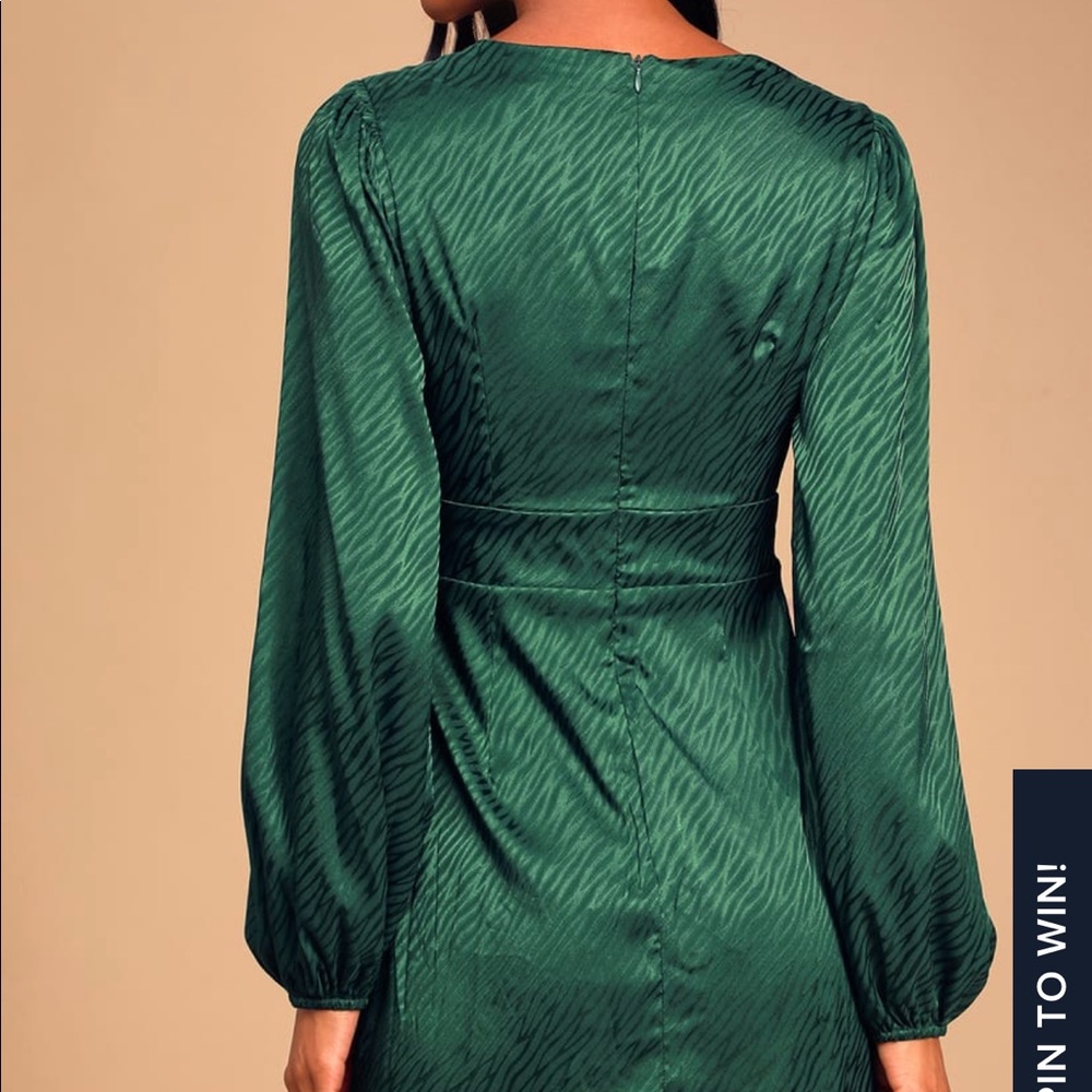 Lulus Green Mini Dress - Picture 2 of 3